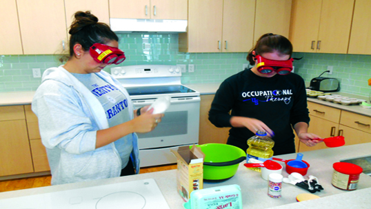 OT Students Learn About Low Vision Rehabilitation photo